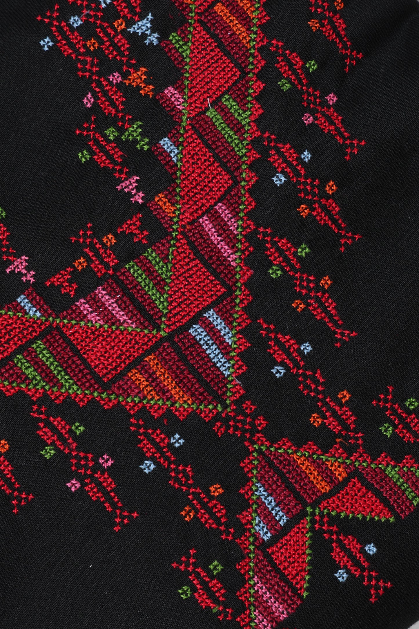 Black Hand Embroidered Hoodie2