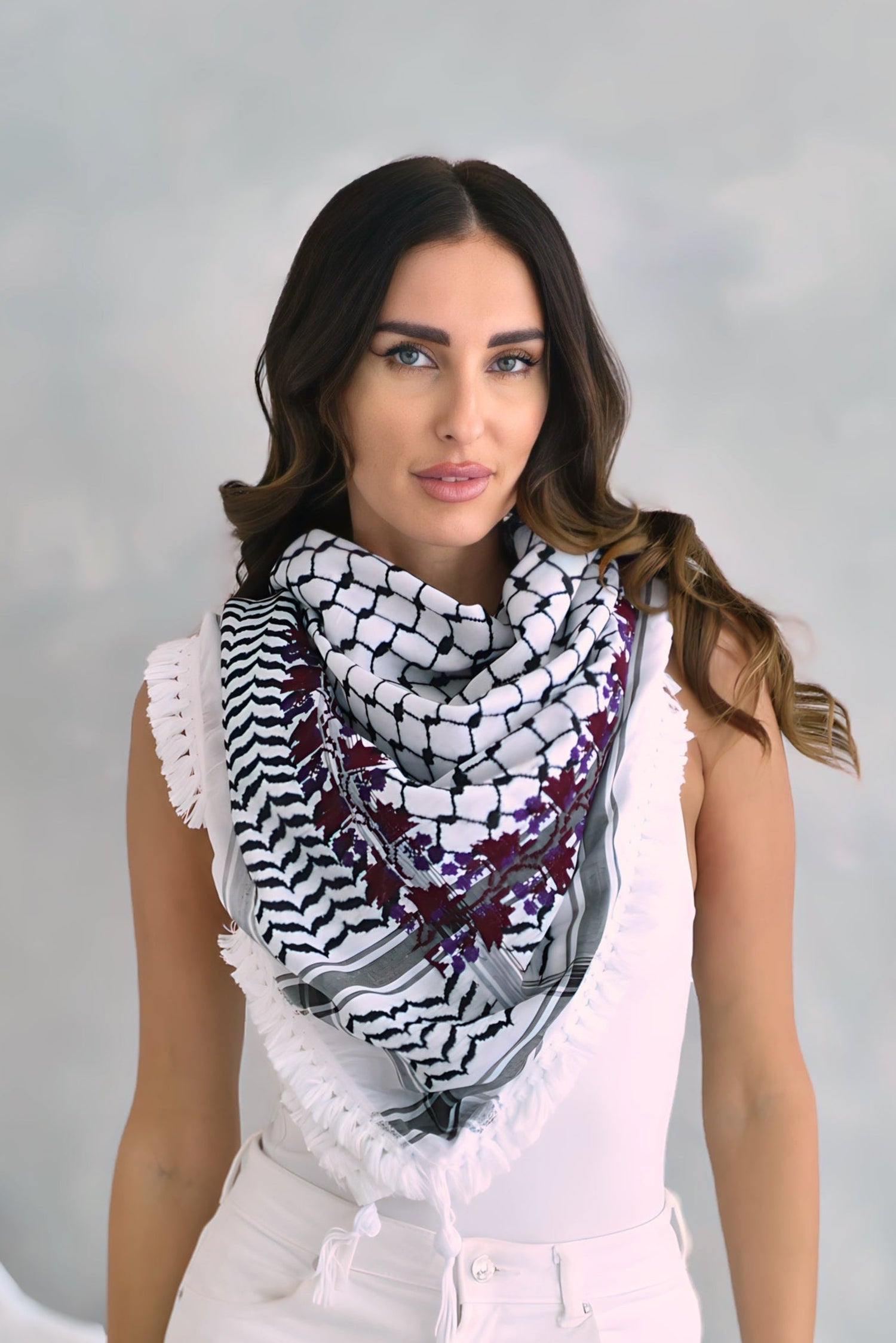 Embroidered Kuffiyah