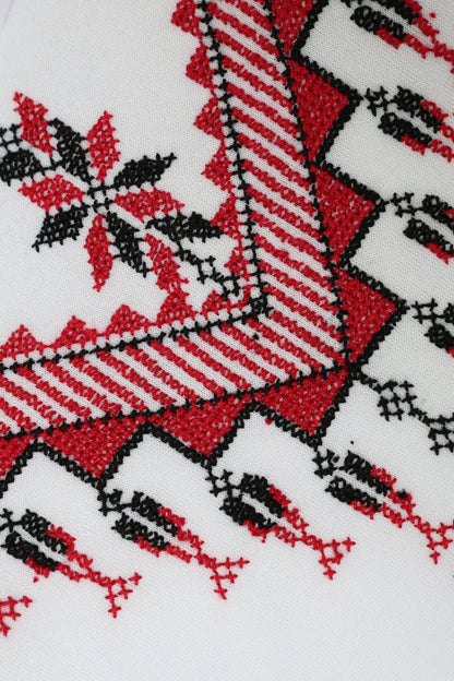 White Hand Embroidered Hoodie2